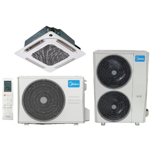 blackinox midea cassete 4 vias super slim 24HFN8