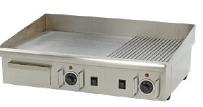blackinox Frytop Elétrico Actimac MGRILL BIG 1/2 GR Placa Mista
